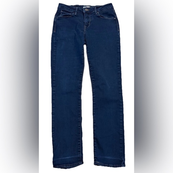 Levi's Denim - Levis Mid Rise Skinny Jeans Size 29 Dark Wash Stretch Denim Y2K Slim Fit